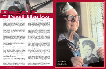 Deceit at Pearl Harbor