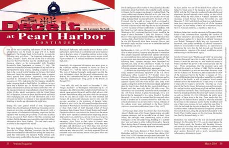 Deceit At Pearl Harbor Continued
